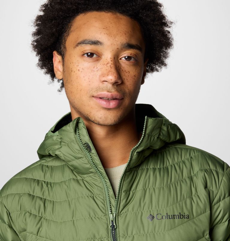 Men's Westridge Down Hooded Jacket - Tall, Color: Greenscape, Canteen, image 6