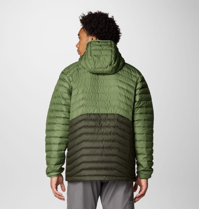 Men's Westridge Down Hooded Jacket - Tall, Color: Greenscape, Canteen, image 2