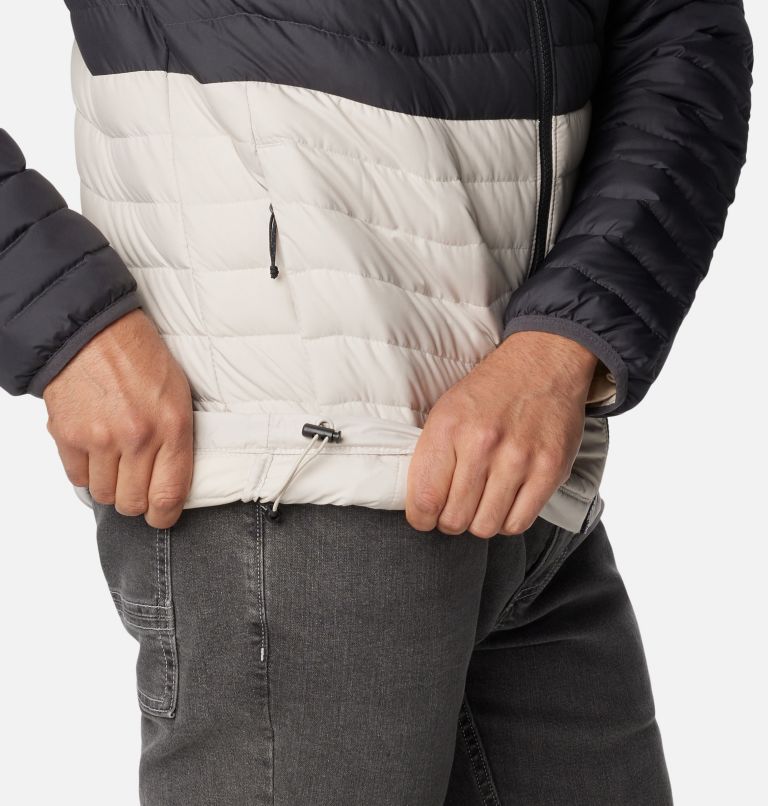 Men's Westridge Down Hooded Jacket, Color: Dark Stone, Shark, image 6