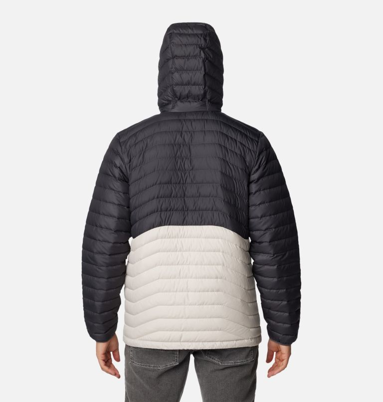 Men's Westridge Down Hooded Jacket, Color: Dark Stone, Shark, image 2
