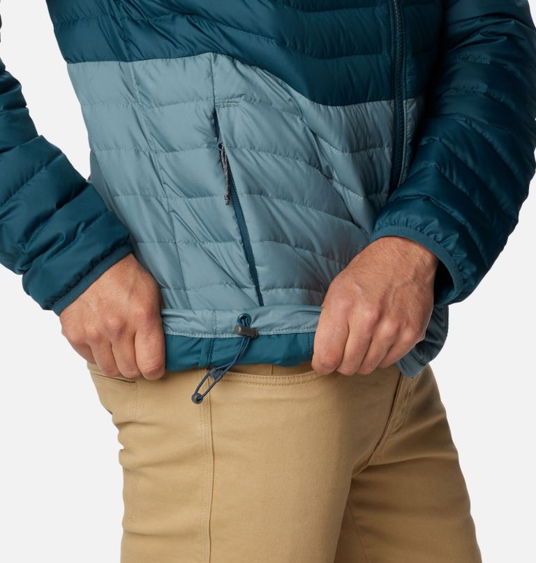 Men's Westridge Down Hooded Jacket, Color: Metal, Night Wave, image 6