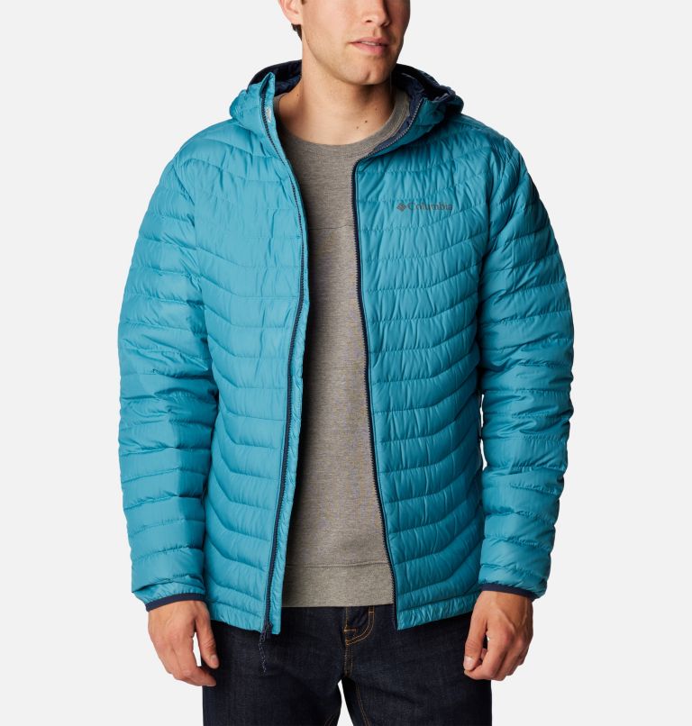 Men's Westridge Down Hooded Jacket, Color: Shasta, image 7