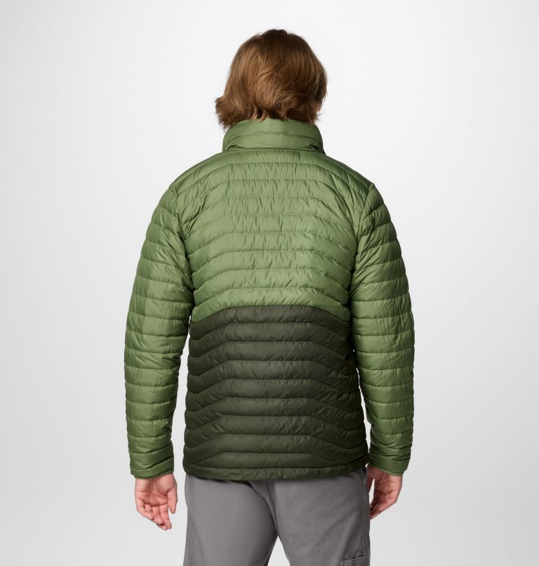 Men's Westridge Down Jacket, Color: Greenscape, Canteen, image 2