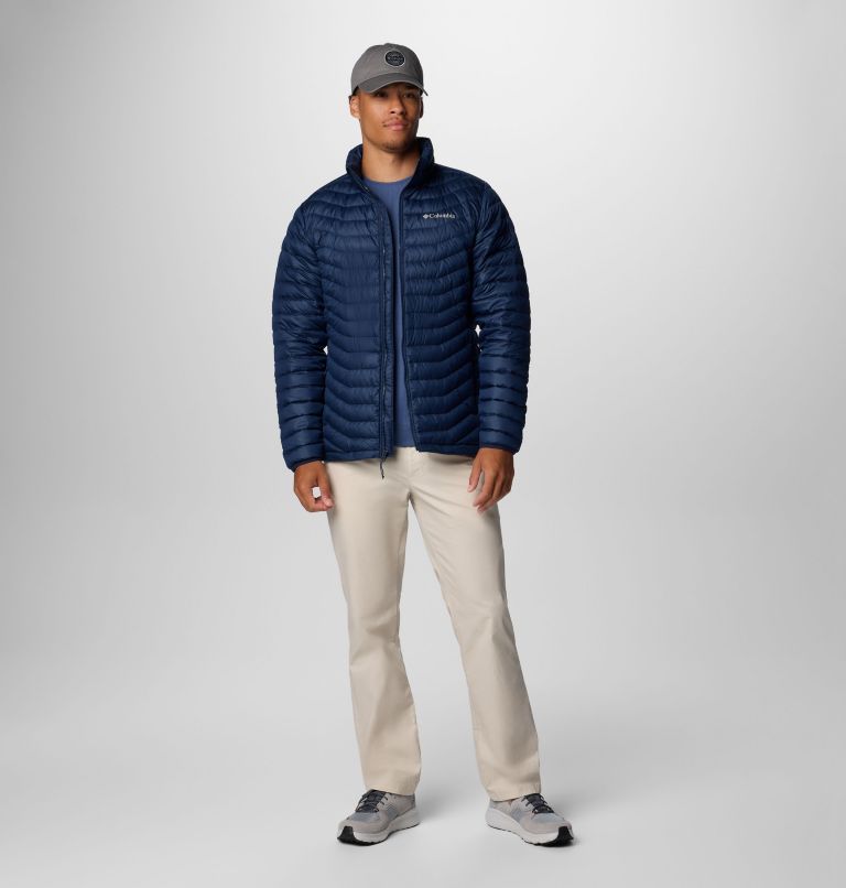Men's Westridge Down Jacket, Color: Collegiate Navy, image 3