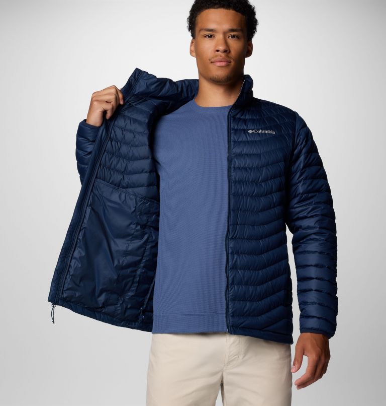 Men's Westridge Down Jacket, Color: Collegiate Navy, image 6