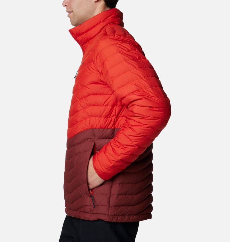 Men's Westridge Down Jacket, Color: Spice, Sail Red, image 3