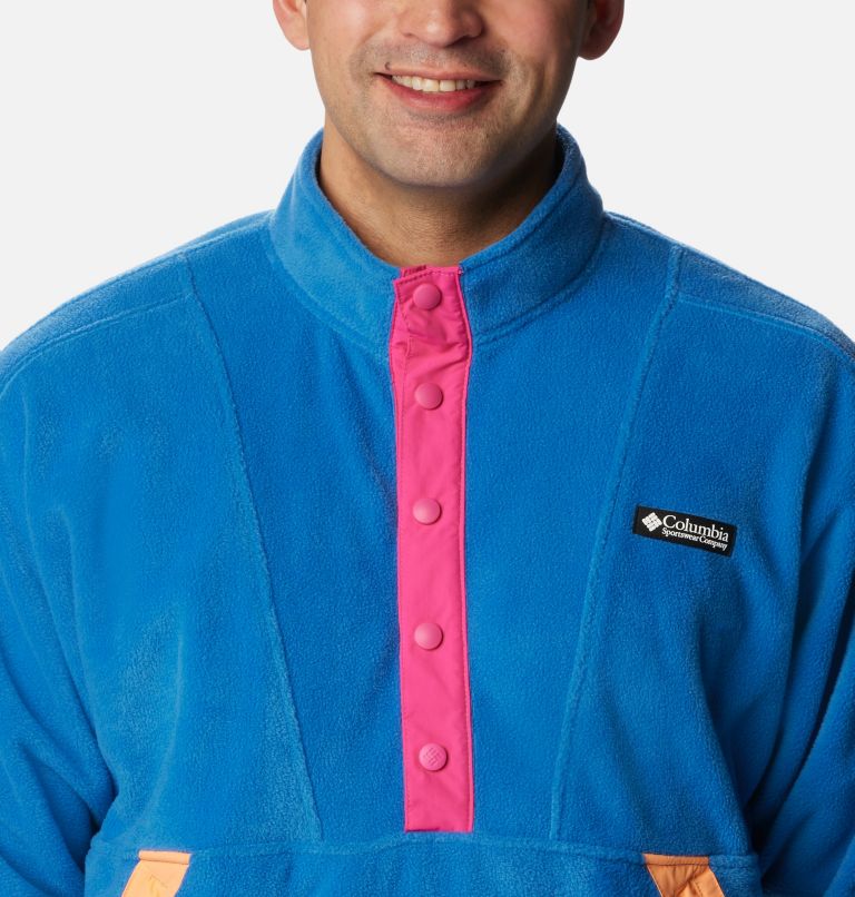 Men's Wintertrainer Fleece Pullover , Color: Bright Indigo, image 4