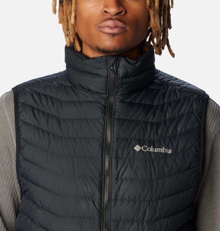 Columbia long sales down vest