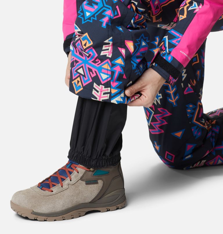 Thumbnail: Combinaison de ski Wintertrainer pour femmes, Color: Black Woven Nature Print, Fuchsia Fizz, image 9