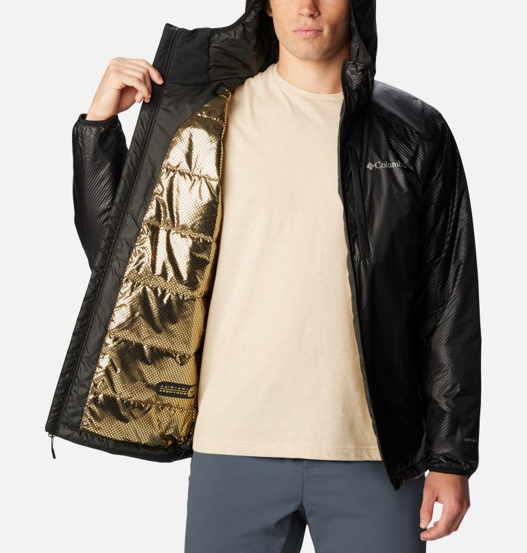 Men's Arch Rock Double Wall Elite Hooded Jacket, Color: Black, image 5
