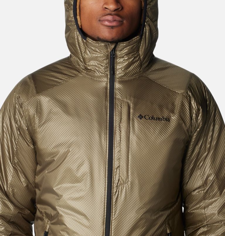 Men's Arch Rock Double Wall Elite Hooded Jacket, Color: Stone Green, image 4