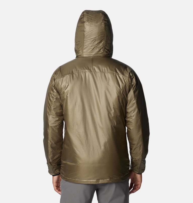 Men's Arch Rock Double Wall Elite Hooded Jacket, Color: Stone Green, image 2