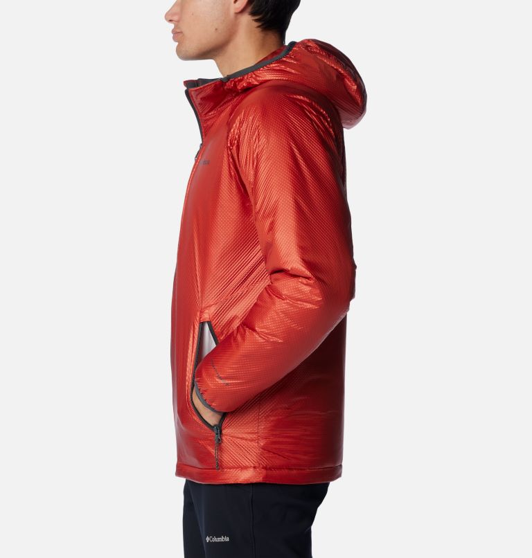 Men's Arch Rock Double Wall Elite Hooded Jacket, Color: Warp Red, image 3