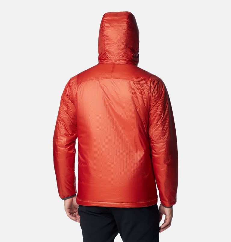 Men's Arch Rock Double Wall Elite Hooded Jacket, Color: Warp Red, image 2