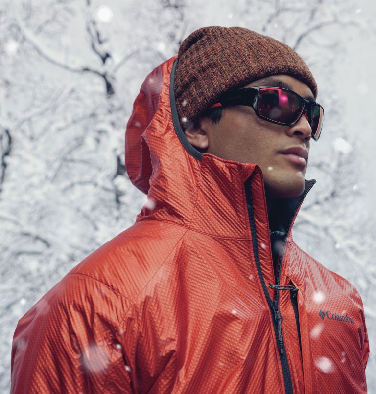 Men's Arch Rock Double Wall Elite Hooded Jacket, Color: Warp Red, image 11