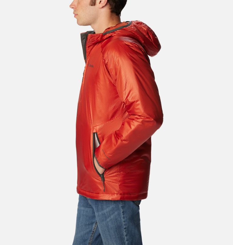 Thumbnail: Men's Arch Rock Double Wall Elite Hooded Insulated Jacket, Color: Warp Red, image 3