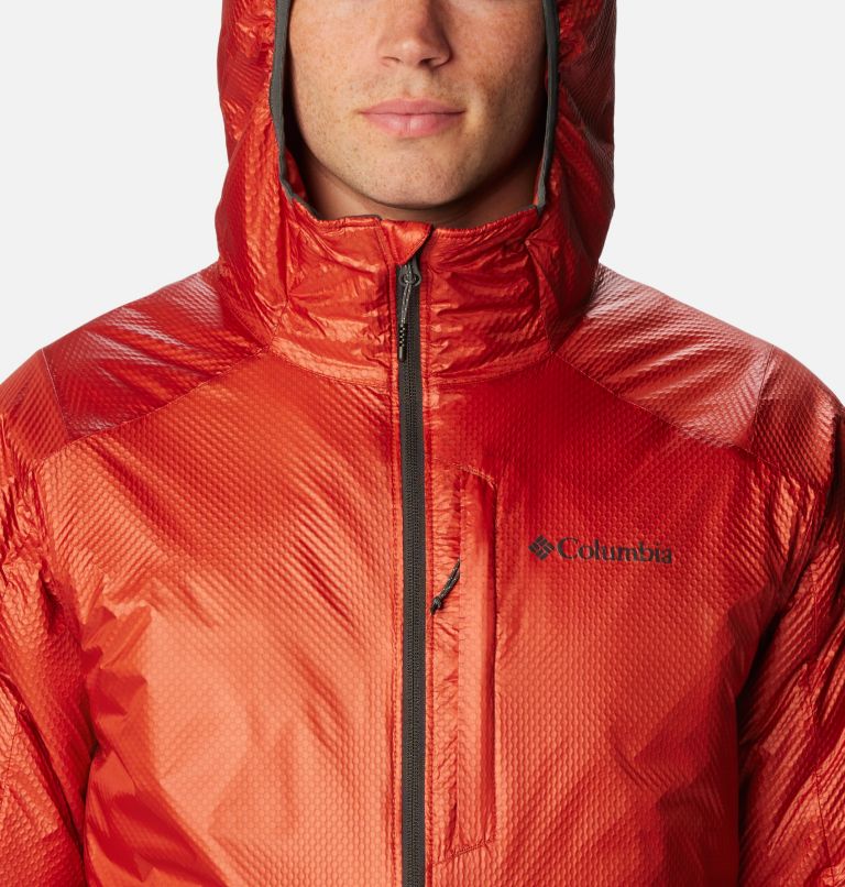 Thumbnail: Men's Arch Rock Double Wall Elite Hooded Insulated Jacket, Color: Warp Red, image 4