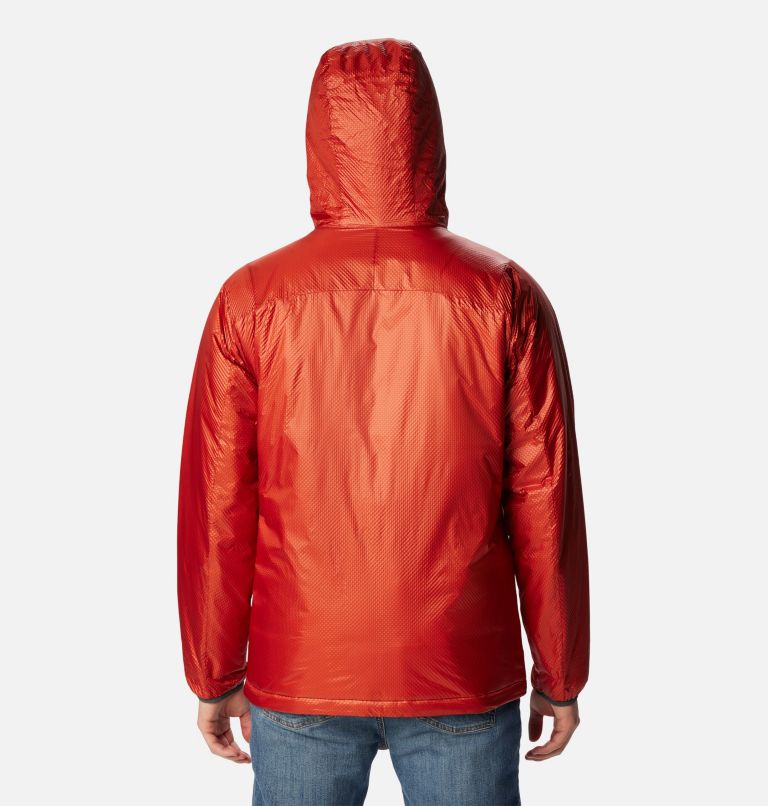 Men's Arch Rock Double Wall Elite Hooded Insulated Jacket, Color: Warp Red, image 2