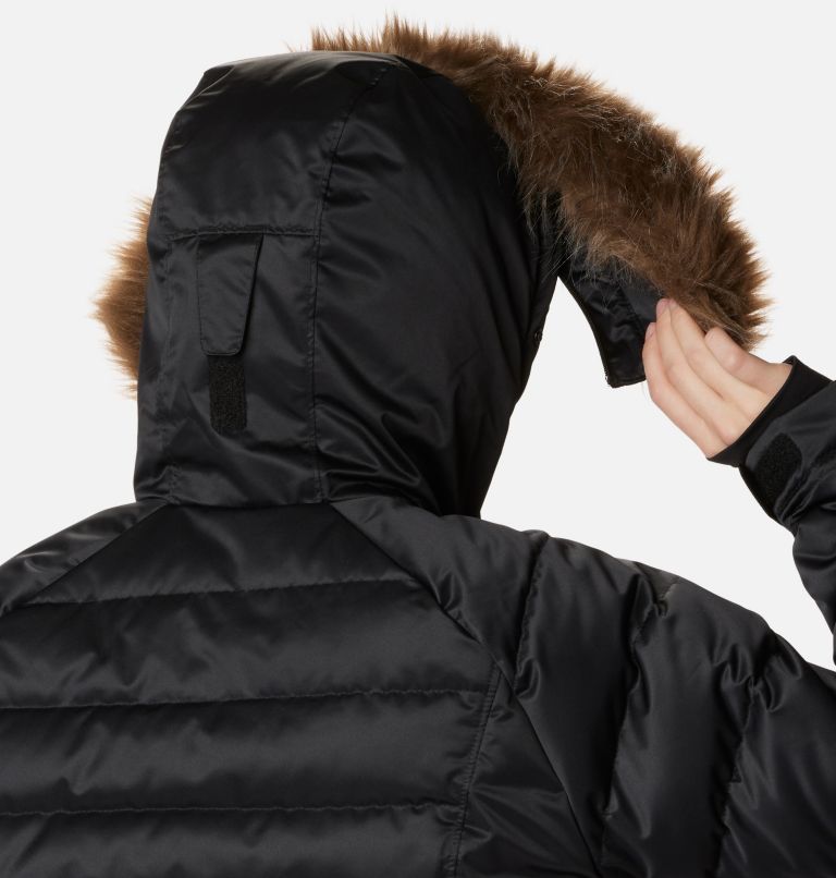 Women's Lay D Down III Jacket, Color: Black Matte, image 7