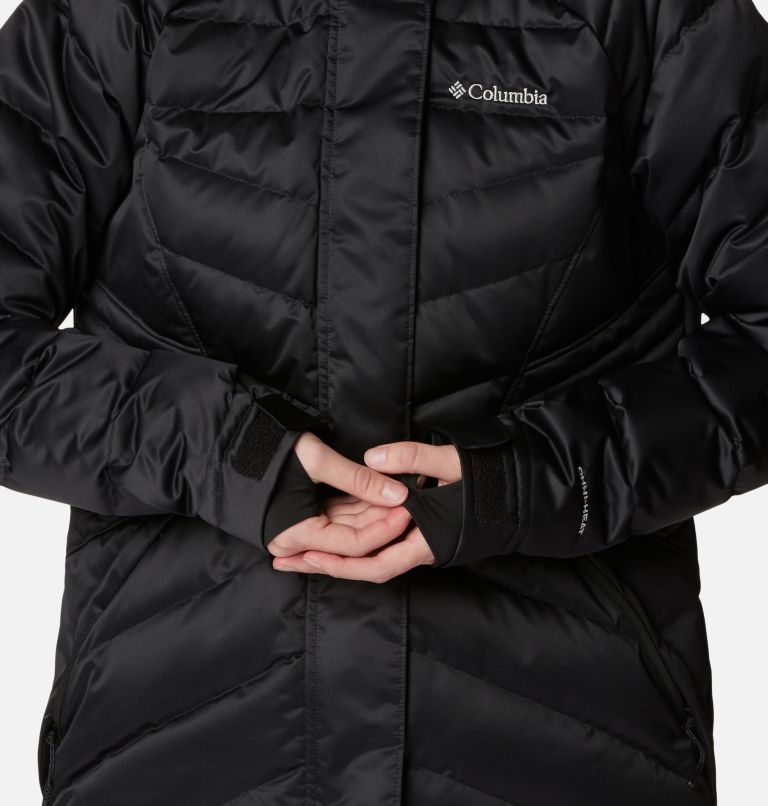 Women's Lay D Down III Jacket, Color: Black Matte, image 8