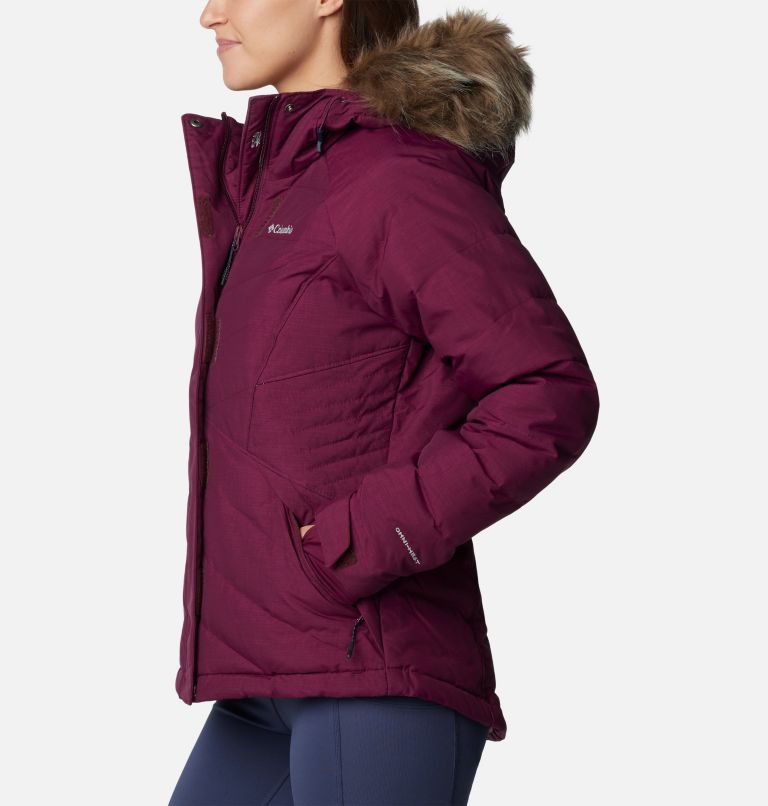 Women's Lay D Down III Jacket, Color: Marionberry Matte, image 3