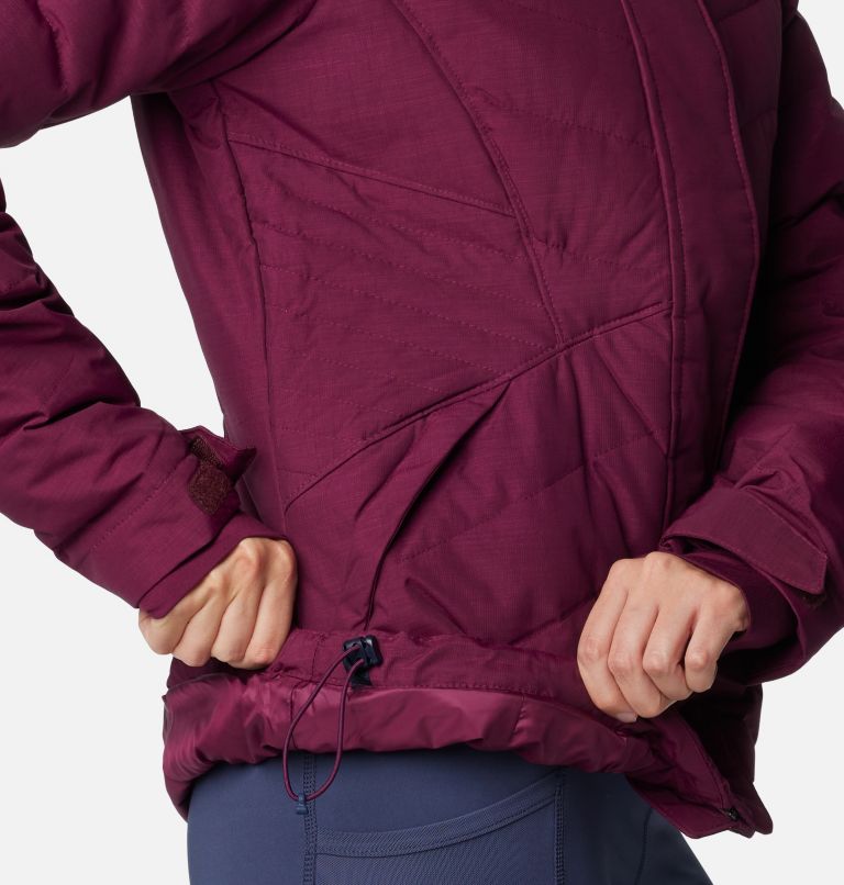 Women's Lay D Down III Jacket, Color: Marionberry Matte, image 8