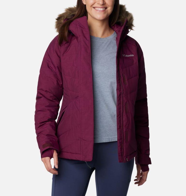 Women's Lay D Down III Jacket, Color: Marionberry Matte, image 9