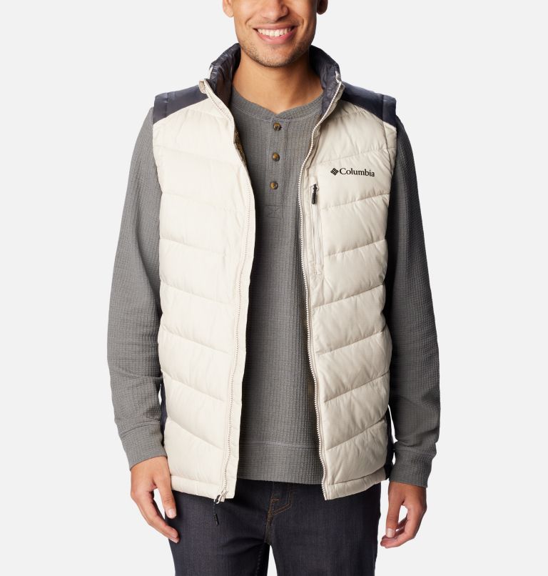 Buy Columbia Mens Off White Color Polyester Fabric Sleeveless Powder Lite  Vest Jacket online