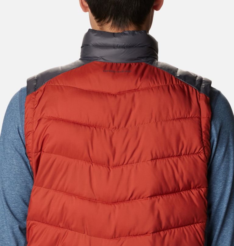 Men's Labyrinth Loop Vest, Color: Warp Red, Shark, image 7