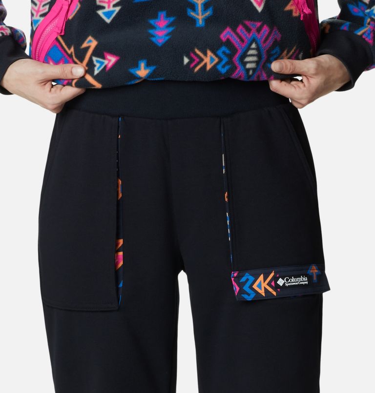 Woven Joggers - Black/floral - Kids