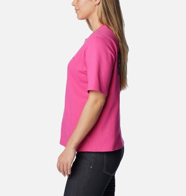 Thumbnail: Women's Wintertrainer Graphic T-Shirt, Color: Fuchsia Fizz, image 3