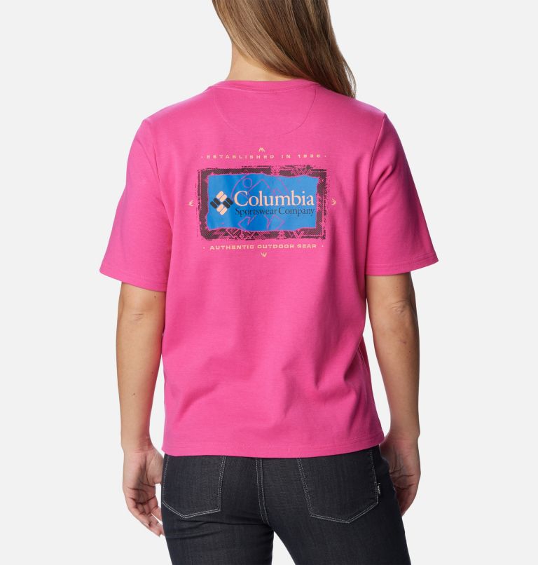 Women's Wintertrainer Graphic T-Shirt, Color: Fuchsia Fizz, image 1