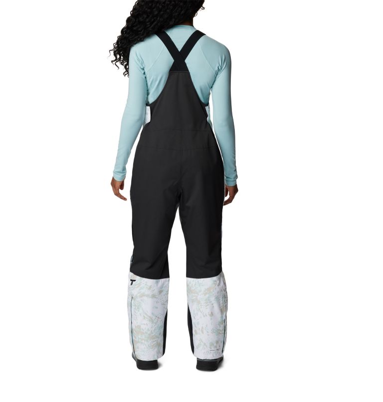 Highland Summit Bib | 100 | XXL, Color: White Flurries Print, Black, image 2