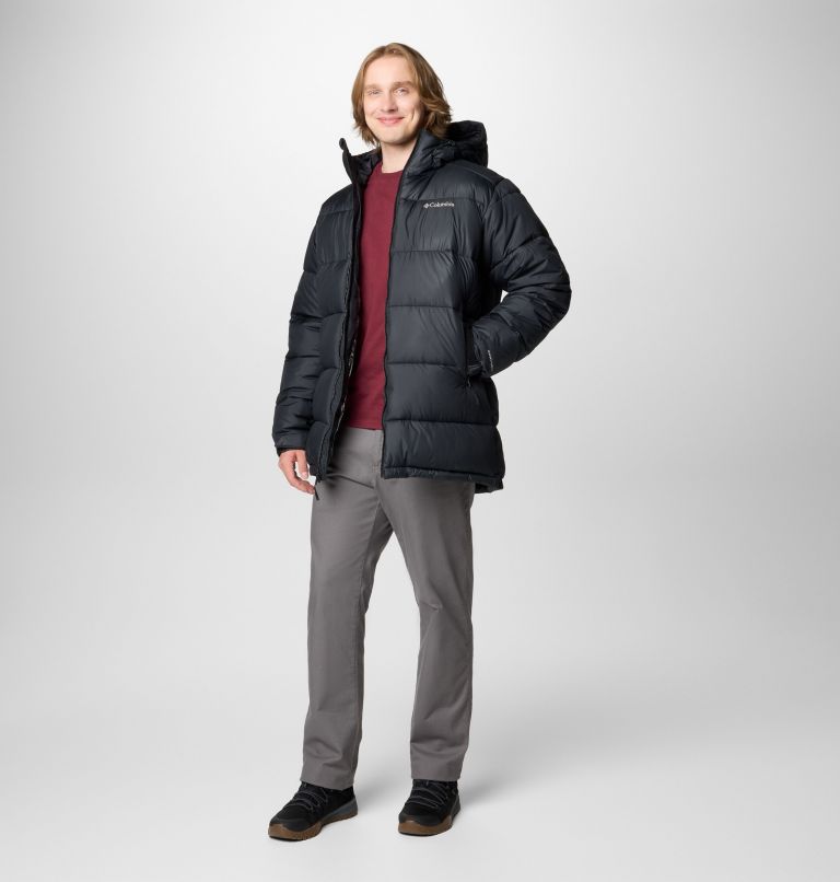 Men's Pike Lake Puffer Parka, Color: Black, image 3