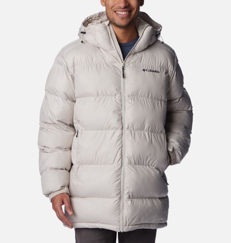 Parka deportiva acolchada con capucha y con reflectantes para hombre