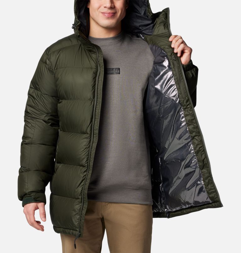 Men's Pike Lake Puffer Parka, Color: Greenscape, image 5