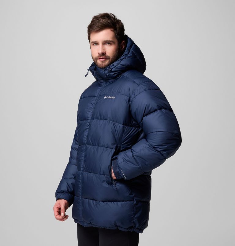 Men's Pike Lake Puffer Parka, Color: Collegiate Navy, image 4