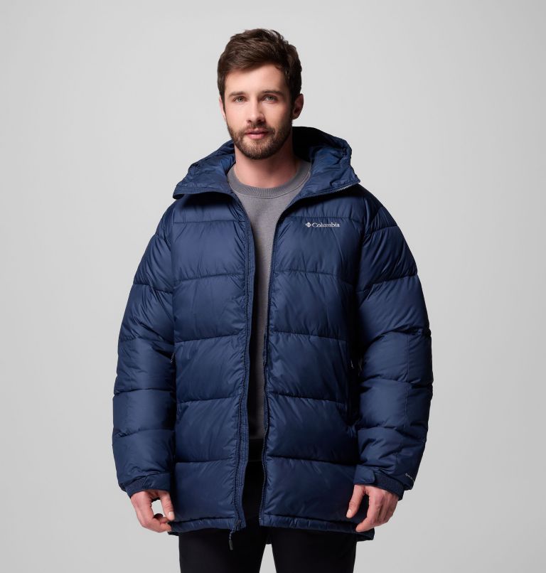 Men's Pike Lake Puffer Parka, Color: Collegiate Navy, image 5