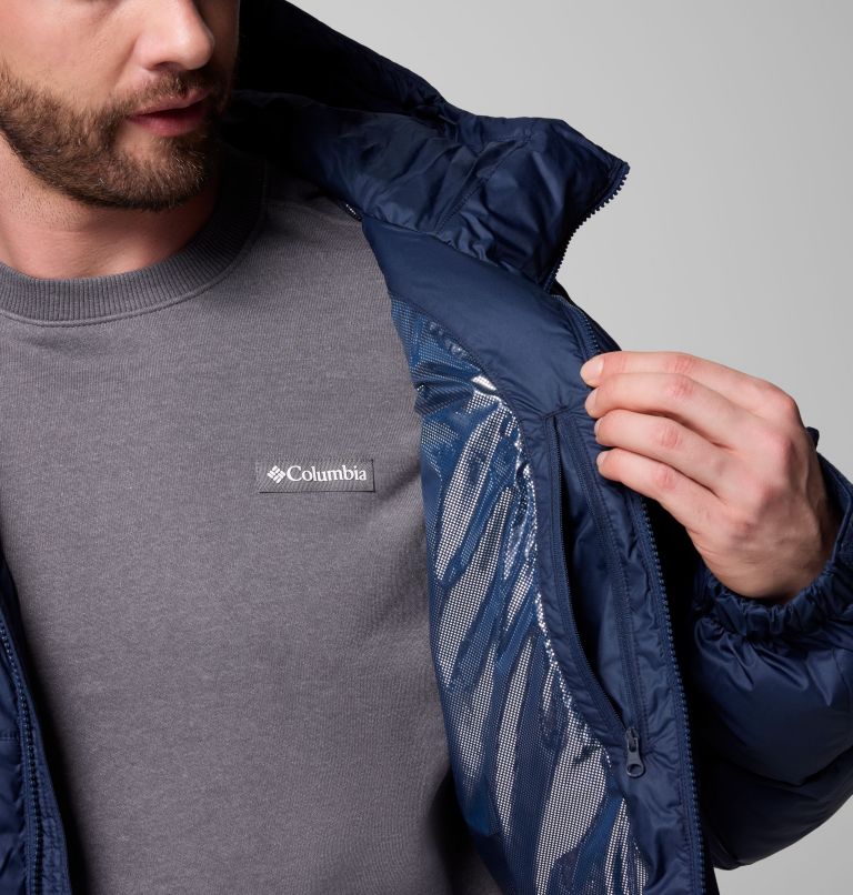 Men's Pike Lake Puffer Parka, Color: Collegiate Navy, image 6