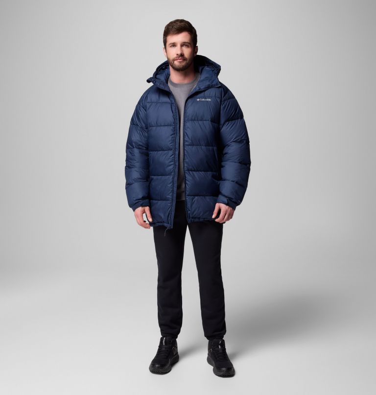 Men's Pike Lake Puffer Parka, Color: Collegiate Navy, image 2