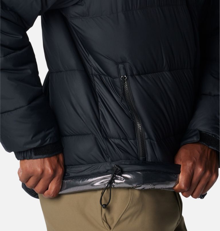 Men's Pike Lake II Hooded Puffer Jacket, Color: Black, image 7