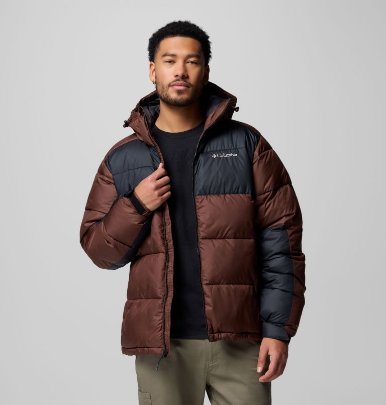 Men's Pike Lake II Hooded Jacket, Color: Tobacco, Black, image 5