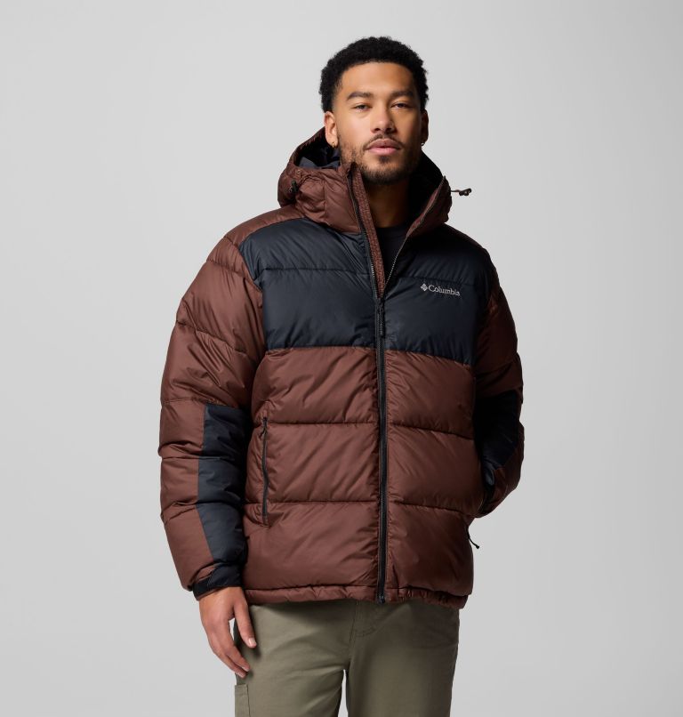 Men's Pike Lake II Hooded Jacket, Color: Tobacco, Black, image 1