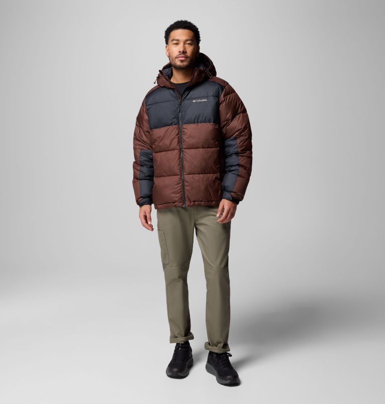 Men's Pike Lake II Hooded Jacket, Color: Tobacco, Black, image 10
