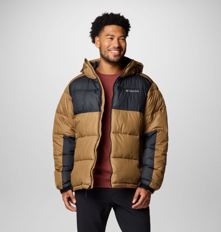 Men's Pike Lake II Hooded Puffer Jacket, Color: Delta, Black, image 8