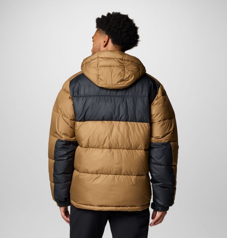Men's Pike Lake II Hooded Puffer Jacket, Color: Delta, Black, image 2