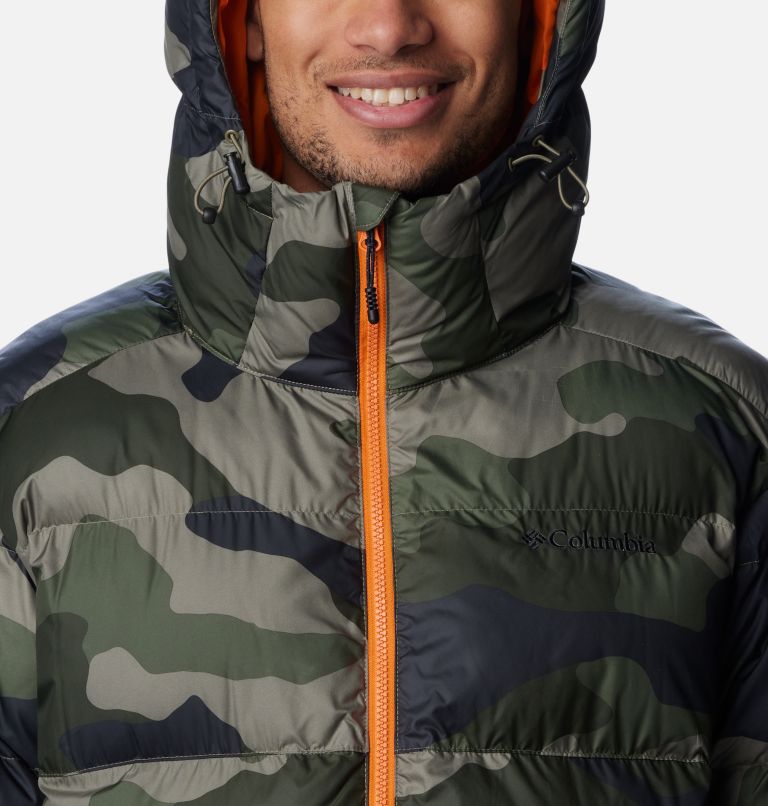 Pike Lake II Hooded Jacket | 398 | M, Color: Stone Green Mod Camo Print, image 4