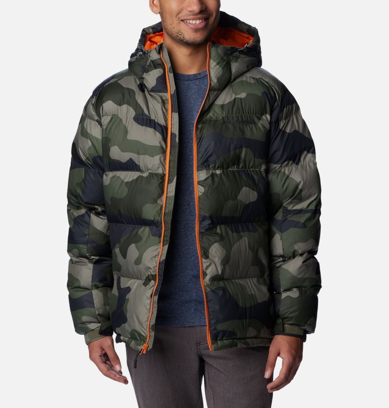 Pike Lake II Hooded Jacket | 398 | M, Color: Stone Green Mod Camo Print, image 8