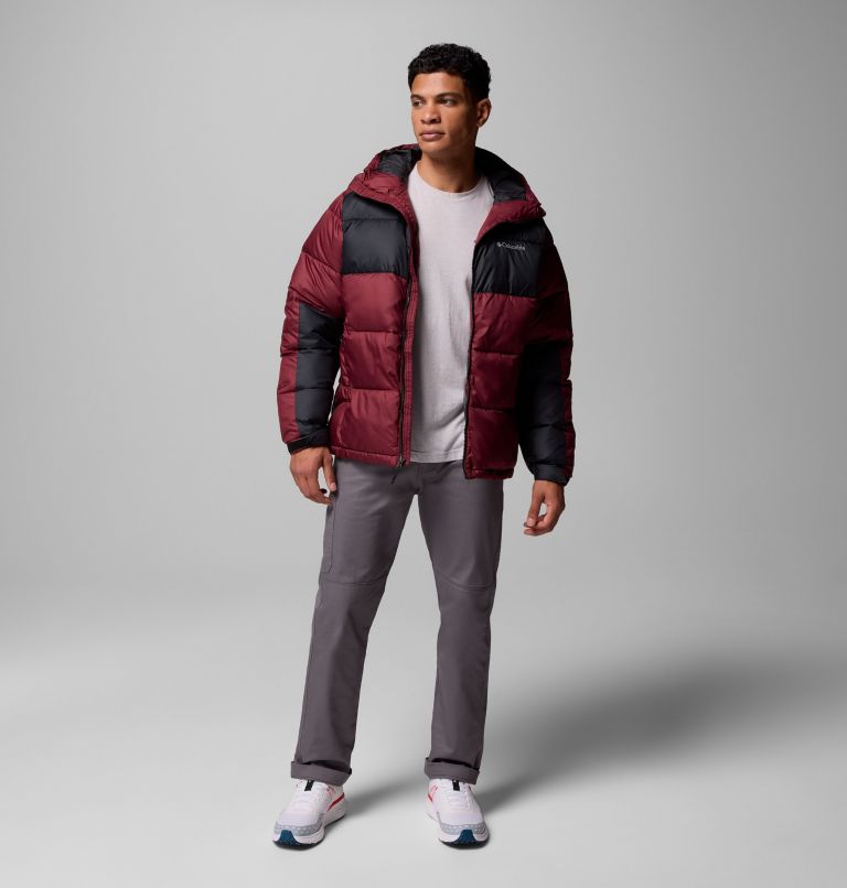 Men's Pike Lake II Hooded Jacket, Color: Rich Wine, Black, image 5