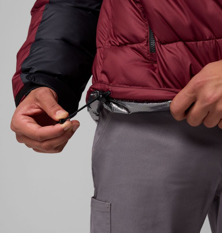 Men's Pike Lake II Hooded Jacket, Color: Rich Wine, Black, image 8
